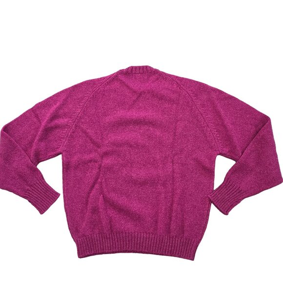 Lands End NWOT Womens Regular Shetland Wool Sweater L 14-16 Made In Scotland - Picture 2 of 6